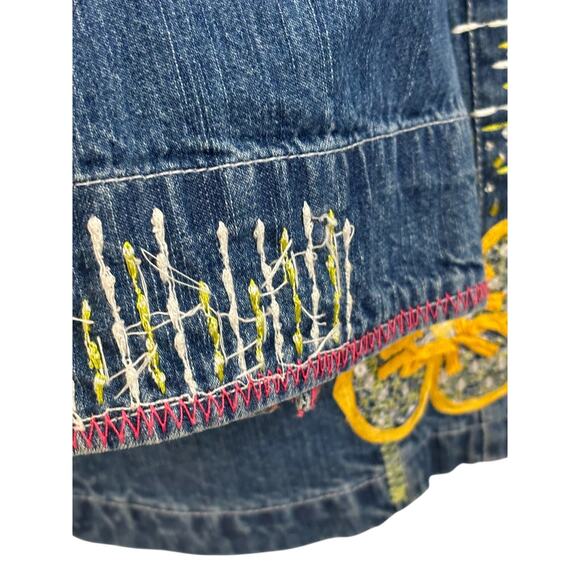 Bleu Bayou Jacket, vintage, bohemian, artsy, cottagecore, vacation, whimsical - Picture 6 of 8